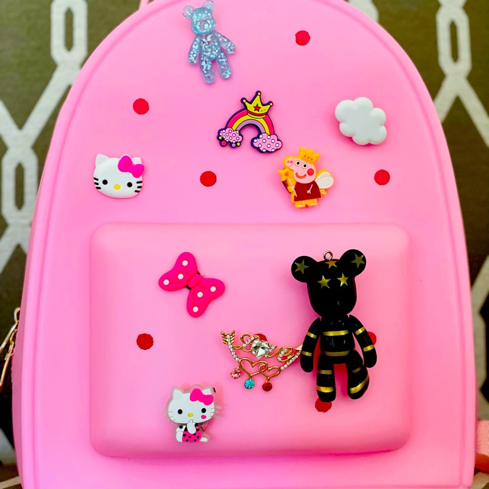 Jibbitz back pack available on my website now.